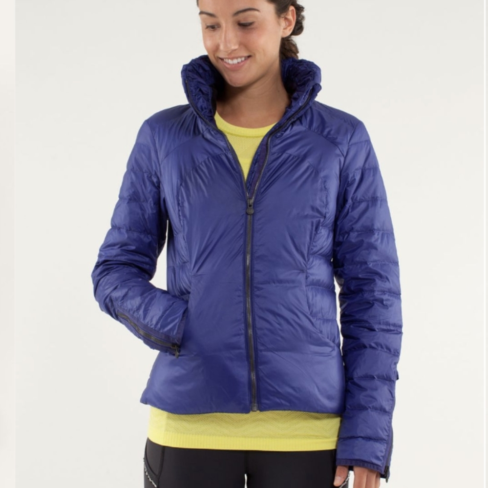 Rare Lululemon Down Town Puffy Pigment Blue